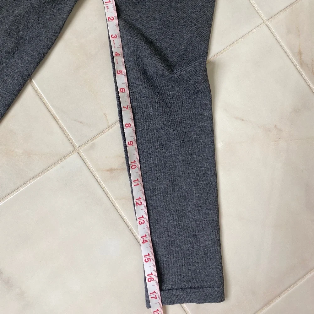 Poof leggings gray girl Medium 10/12